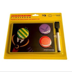 {3/$25} Assassination Classroom Magnetic Dry Erase Board NEW